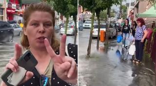 "Plătim atât impozit şi asta merităm?" Localnici din Dej, revoltați că o ploaie de 15 minute aproape a inundat orașul