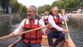 Visul lui Ivan Patzaichin prinde viaţă: cu canotca pe Dâmboviţa. Autorităţile locale caută soluţii ca râul să devină un pol al distracţiei