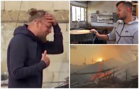 O afacere renaşte din cenuşă, după un incendiu cumplit. Paguba de 100.000 de euro a ţinut fabrica închisă doar o zi. Oamenii l-au ajutat, cot la cot, pe patronul care le-a făcut mult bine