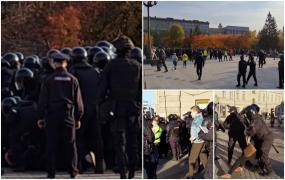 Protest la scară naţională împotriva mobilizării, în Rusia: Oamenii acuză că sunt încorporaţi pur şi simplu la întâmplare