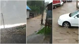 "Aşa ceva n-am văzut niciodată!". La Băilești, un nor negru a acoperit dintr-o dată cerul, iar în Cujmir a căzut grindină cât oul de prepeliţă