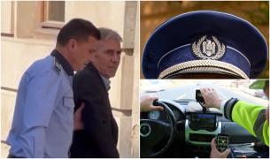 Şoricică şi Joe Stoica, şefii din poliţie care ar fi plănuit să ajute un şofer prins băut. 3.000 de euro costa "reţeta" lor pentru a scăpa