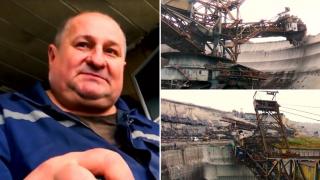 Ce salariu are un excavatorist de cărbune. Muncește pe un utilaj de 2.000 de tone, la 30 de metri înălțime