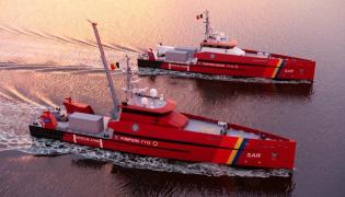 ANIMAŢIE GRAFICĂ: Două nave de 46 de milioane de euro, construite de olandezii de la Damen pentru România. La ce vor fi folosite