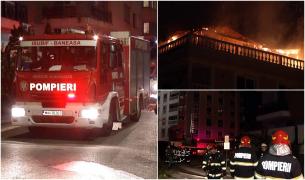 Filmul incendiului de proporţii de pe Şoseaua Nordului. Oamenii au fugit speriaţi din calea flăcărilor: ''Era flama foarte mare''