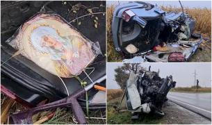 Filmul accidentului înfiorător din Neamţ în care o familie şi-a găsit sfârşitul pe drumul spre casă de la Sfânta Parascheva