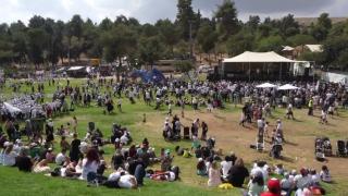 Sărbătoarea care marchează ieşirea evreilor din Egipt, celebrată de mii de pelerini în corturi, la Ierusalim