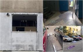 Explozie într-un bloc din Braşov: 40 de persoane au fost evacuate. 24 de apartamente şi 7 autoturisme au fost afectate de deflagraţie