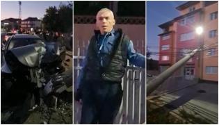 "Uitați-vă ce a făcut! Nici nu știe ce se întâmplă". Un șofer rupt de beat a făcut prăpăd cu BMW-ul pe o stradă din Snagov