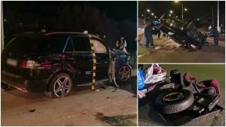 Ucrainean băut bine, cascadorii cu maşina pe șoseaua care leagă Mamaia de Năvodari. Șoferul a ajuns la spital