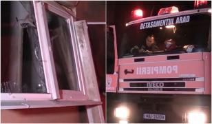 Explozie într-un bloc de garsoniere din Arad. Greșeala făcută de un locatar care încerca să se încălzească