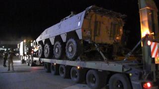 Primul convoi cu tehnică militară franceză a intrat în România. Zeci de blindate, în drum spre baza de la Cincu