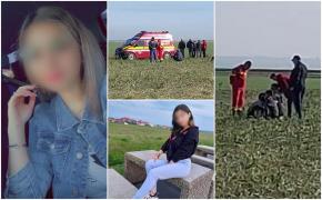 Alina a fost ucisă şi abandonată pe un câmp din Teleorman. Fostul ei iubit a sfârșit cu mașina înfiptă într-un copac, la câțiva km distanță