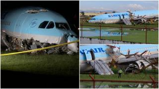 Filipine: Avion ajuns în câmp, după ce a ratat aterizarea. La bord se aflau 176 de persoane