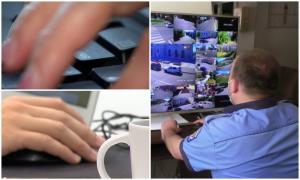 Culmea sporului, "inventată" de poliţiştii din Bacău: concediu pentru stat pe scaun şi febră musculară la degete din cauza tastaturii