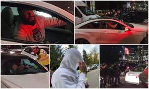 Filmul celor 11 ore în care şoferul cu Mercedes a batjocorit oamenii legii. Circul s-a încheiat doar când s-a predat de bunăvoie