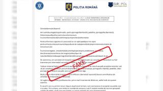 Un nou tip de escrocherie online: mesaje false în numele Poliției și a Europol. "Nu dați curs acestor solicitări!"