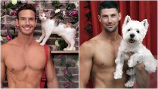 Pompierii din Australia, şedinţă foto la bustul gol, pentru calendarul de anul viitor. Şi-au îndulcit imaginea de duri alături de animale simpatice