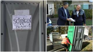 Românul care și-a instalat WC în fața blocului, pentru că acasă nu putea trage apa. După o saptămână a rămas fără el și a sunat la poliție: "Mi s-a furat o toaletă ecologică"