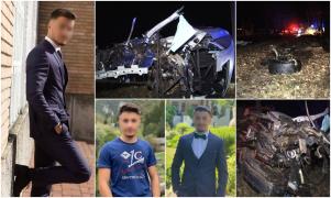 "Motorul e în şanţ, roţile pe stradă". Andrei a murit nevinovat, într-un Mercedes făcut zob în stâlp de prietenul lui, pe un drum din Argeș