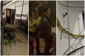 Ameţit de băutură, un bărbat a făcut scandal şi a distrus o scară de bloc din Timişoara. Acolo ar fi locuit fosta iubită