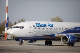 ANAF a pus sechestru pe un Boeing al Blue Air. Compania mai are doar două avioane în flotă