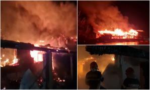 Au văzut moartea cu ochii, după ce pensiunea unde erau cazaţi a luat foc, la Caraorman. Salvatorii nu au putut interveni decât cu ambarcațiuni