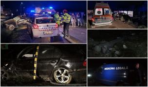 Adolescent mort într-un BMW, pe un drum din Bistrița. Prietenul lui avea permis de mai puţin de un an și l-a invitat la o plimbare prin sat 