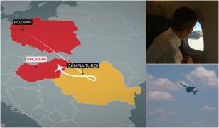 "Opriţi motoarele şi aşteptaţi instrucţiuni". Filmul incidentului în care o cursă Ryanair a fost escortată de 2 MIG-uri la graniţa cu Ungaria, în urma unei alerte cu bombă