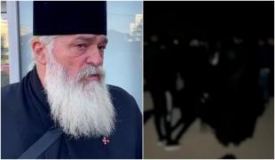 Părintele Calistrat, acuzat că a lovit două femei şi le-a numit apoi "măciuci imorale", nu va oficia slujbe pe durata anchetei