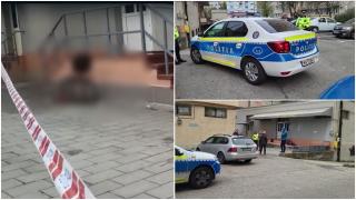 Tentativă de omor în Piteşti: doi bărbaţi au fost tăiaţi pe faţă de un individ cu probleme psihice, în faţa unui bar din oraş