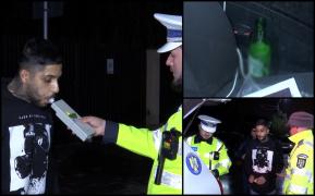 Tânăr din Ilfov, prins de poliţişti beat la volan şi cu sticla de bere lângă el. Abia se mai ţinea pe picioare: "Am consumat o bere. Şi?"