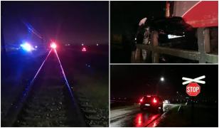 Accident feroviar grav în Timiş. Greşeala şoferului de 65 de ani care s-ar fi putut încheia cu o tragedie