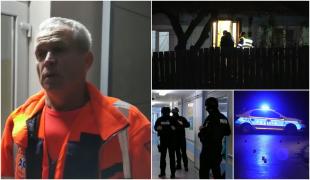 Filmul atacului odios de la Vaslui. Medicii s-au temut pentru viaţa lor, după ce bărbatul a făcut prăpăd cu toporul: ''Avea o privire tulbure, cum nu am văzut''