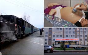 O plimbare cu mocăniţa, plină de emoţii pentru o turistă însărcinată. Apucată de contracţii când mai avea puţin până la încheierea călătoriei