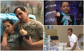 A promis că va salva alţi copii în ziua în care băiatul lui a murit de cancer. "I-am spus la ureche că sunt tare mândru de el"