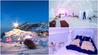 Hotelul de Gheaţă de la Bâlea Lac prinde contur. Primii turişti sunt aşteptaţi chiar înainte de Crăciun