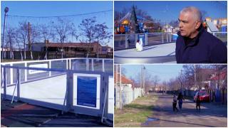 Comuna care are patinoar modern de 100.000 de lei, deşi drumurile sunt încă neasfaltate. "Patinoar îmi trebuia, că în rest suntem pricopsiţi"