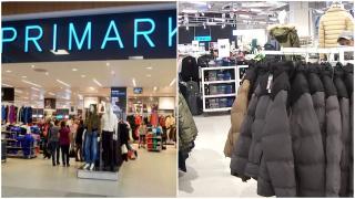 Mii de oameni s-au înghesuit la deschiderea Primark în România. Ce haine poți lua cu 20 lei