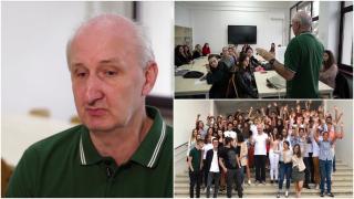 Ovidiu Bădescu, profesorul care creează singur România Educată. Predă lecţia generozităţii şi a solidarităţii pentru mii de copii din ţară