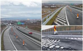 Autostrada de 700 de milioane de euro o ia la vale la nici doi ani de la inaugurare. E singura șosea rapidă construită în România în 33 de ani
