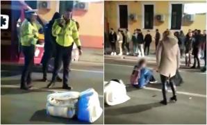 S-a născut a doua oară: Un tânăr a scăpat cu viaţă, după ce a fost lovit de o maşină şi aruncat câţiva metri în aer, în Sighetu Marmaţiei