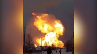 Imagini cu explozia devastatoare de la gazoductul din Rusia. Trei angajaţi au murit, iar altul a fost rănit