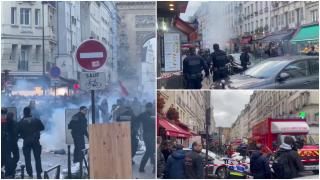 Atacul armat cu 3 morţi din Paris, comis de un extremist de 69 de ani, cu antecedente. Mii de kurzi au ieşit să protesteze