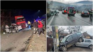 Blestemaţi în Ajunul Crăciunului. Cinci oameni au murit în accidente grave, provocate de aglomeraţia de pe şosele