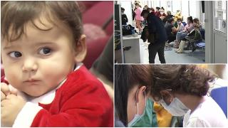 Cristian şi-a petrecut şi Crăciunul, şi ziua de naştere la spital: "Un sentiment foarte urât". Zeci de copii sunt internaţi din cauza virozelor