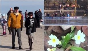 A fost cel mai cald Crăciun din istoria măsurătorilor, în Capitală. Și de Revelion vom avea parte de temperaturi de primăvară