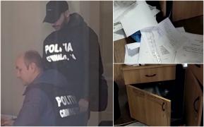 Ce ar fi văzut paznicul înainte de spargerea de la sediul Consiliului Judeţean Galaţi. Făptaşul este de negăsit