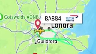 Un avion care mergea spre Bucureşti s-a întors la Londra, din cauza unei defecţiuni tehnice. Pasagerii au fost preluaţi de o altă aeronavă