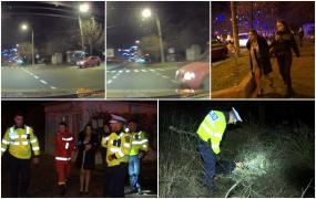 O şoferiţă băută din Bucureşti a încălcat de patru ori legea în mai puţin de jumătate de oră. Şi-a terminat cursa cu un accident